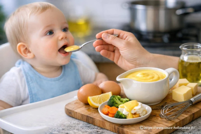 Sauce hollandaise pour bébé : est-ce possible et sans risque ?
