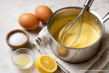 Que faire quand la sauce hollandaise est trop salée ?