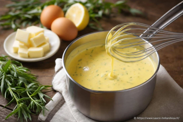 Recette de sauce hollandaise à l’estragon maison : comment la réussir facilement ?
