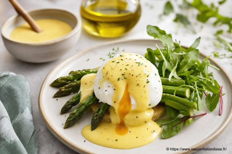 Sauce hollandaise à l’huile d’olive : une alternative légère et savoureuse