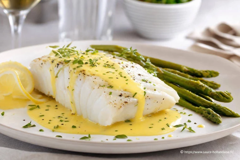 Filet de flétan sauce hollandaise : une recette raffinée
