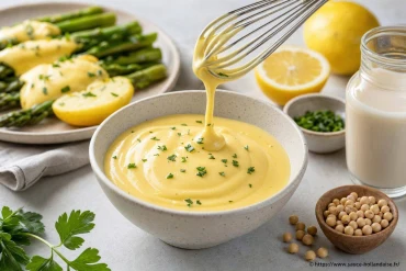 Sauce hollandaise vegan : une recette sans œufs ni beurre