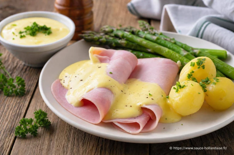 Jambon sauce hollandaise : une recette express et savoureuse