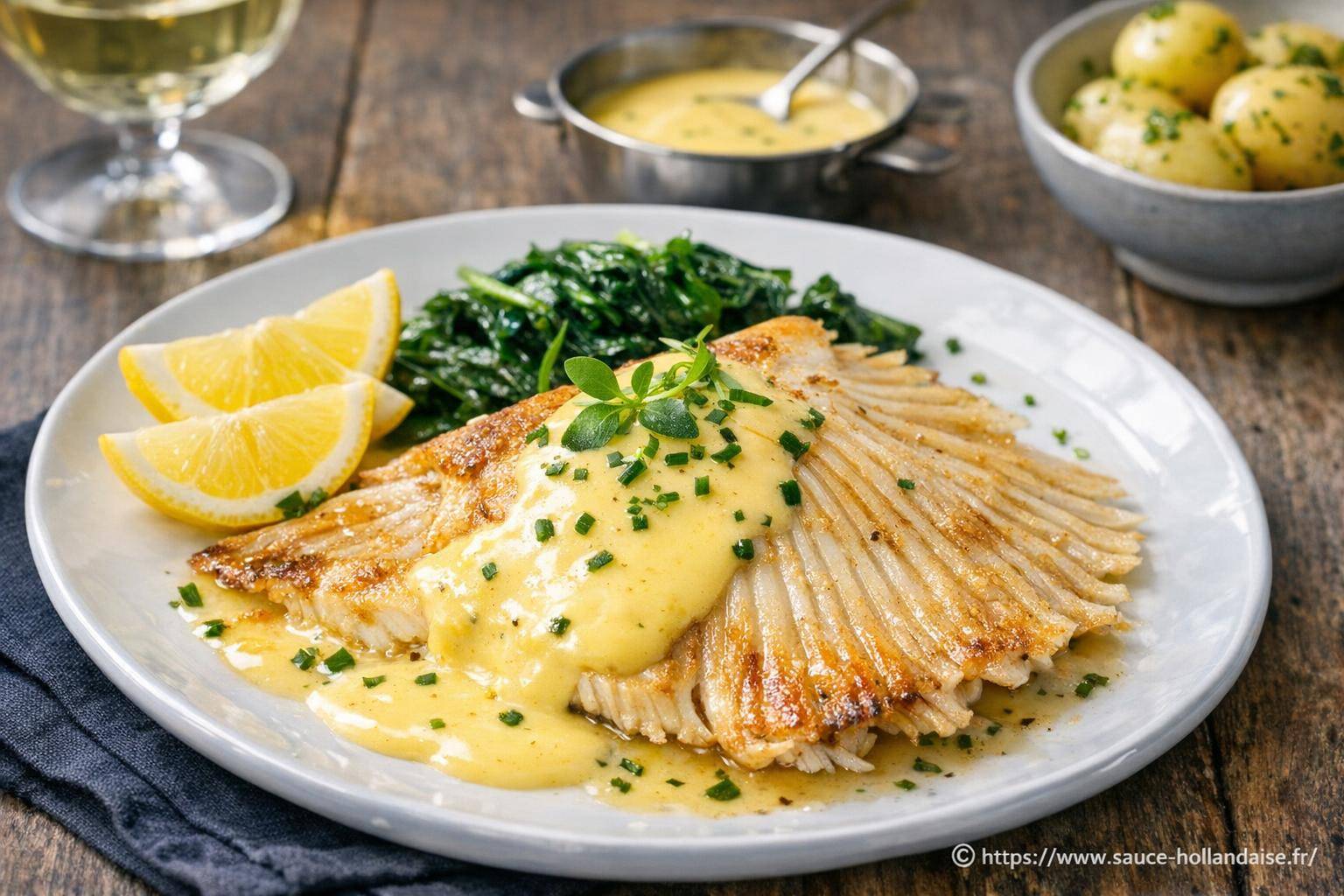 Aile de raie et sauce hollandaise : recette gourmande à découvrir