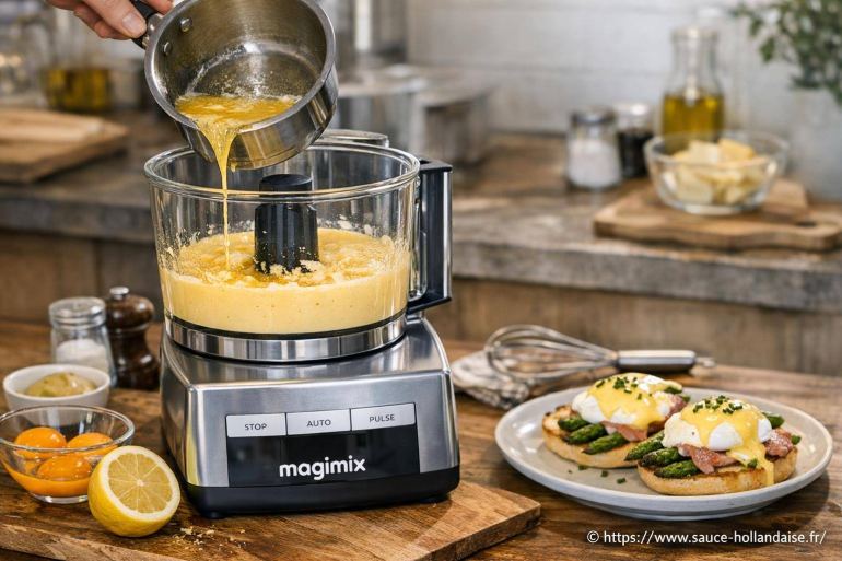 Sauce hollandaise au Magimix : guide pas à pas pour la réussir facilement
