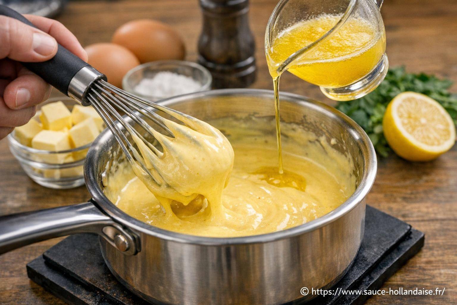 Comment épaissir une sauce hollandaise efficacement ?